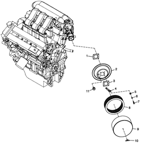 Ev Air Cleaner C4 Diagram and Parts List for (0508V27088)(2008) Generac Generator