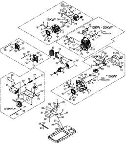 Part Location Diagram of 0G7336 Generac Muffler