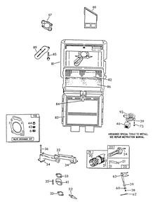 Gn-480 Engine (Part 1) Diagram and Parts List for  Generac Generator