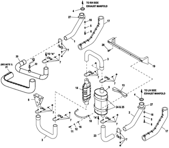 Ev Exhaust Cpl 70kw C3 Diagram and Parts List for (8338617)(2013) Generac Generator