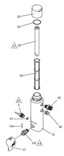 Section_3 Diagram and Parts List for  Graco Paint Sprayer