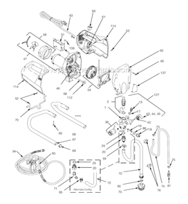 Part Location Diagram of 195947 Graco Filter Adapter