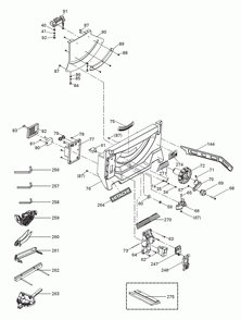 Part Location Diagram of 371-450 Hitachi Switch