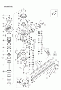 Part Location Diagram of 888403 Metabo HPT Piston