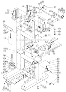 Part Location Diagram of 974118 Hitachi Hinge (B)