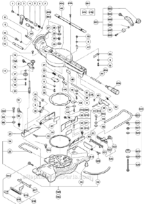 Part Location Diagram of 321345 Metabo HPT Fence (a)