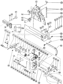 Part Location Diagram of 307725 Metabo HPT Bolt (left Hand) M10