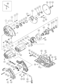 Part Location Diagram of 302433 Metabo HPT Bearing Holder