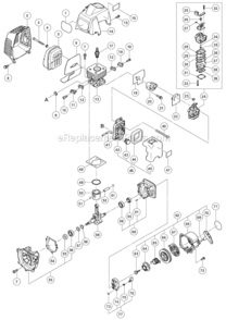 Page A Diagram and Parts List for  Hitachi Trimmer