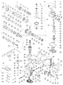 Part Location Diagram of 318546 Metabo HPT FIRST GEAR