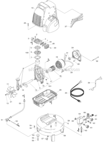Page A Diagram and Parts List for  Hitachi Compressor