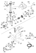Page A Diagram and Parts List for  Hitachi Compressor