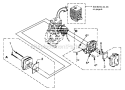 Page F Diagram and Parts List for UT-20602-C Homelite Trimmer