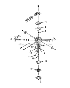 Walbro_Carburetor_Wta-20A Diagram and Parts List for  Homelite Chainsaw