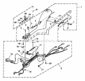 ControlHandleClutchHousing Diagram and Parts List for  Homelite Trimmer