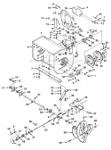 Part Location Diagram of JA991385 Homelite Bracket- Chute Control