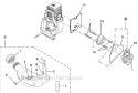 Carburetor And Fuel Tank Diagram and Parts List for  Homelite Leaf Blower / Vacuum