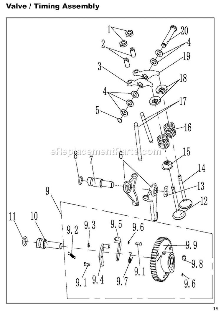 Page I Diagram and Parts List for  Homelite Trimmer