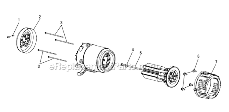 Page B Diagram and Parts List for  Homelite Generator