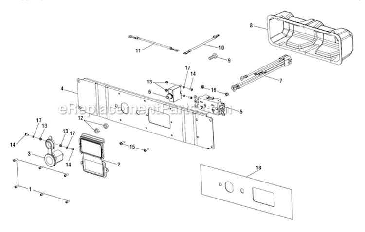 Page D Diagram and Parts List for  Homelite Generator