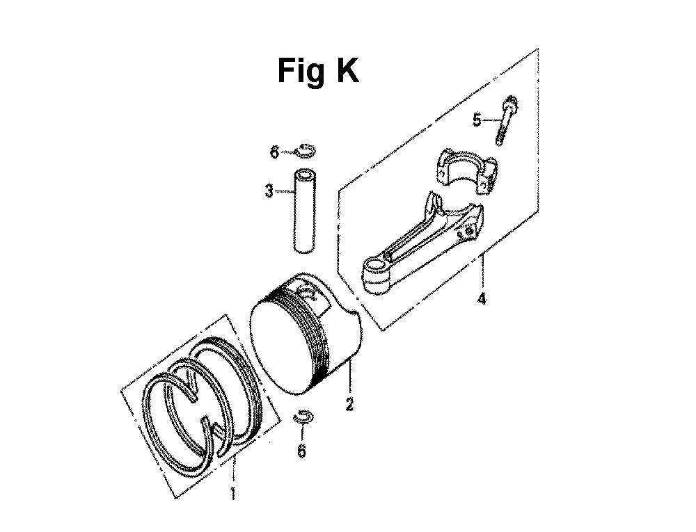 Fig-7 Diagram and Parts List for Type A1Y Honda Engine
