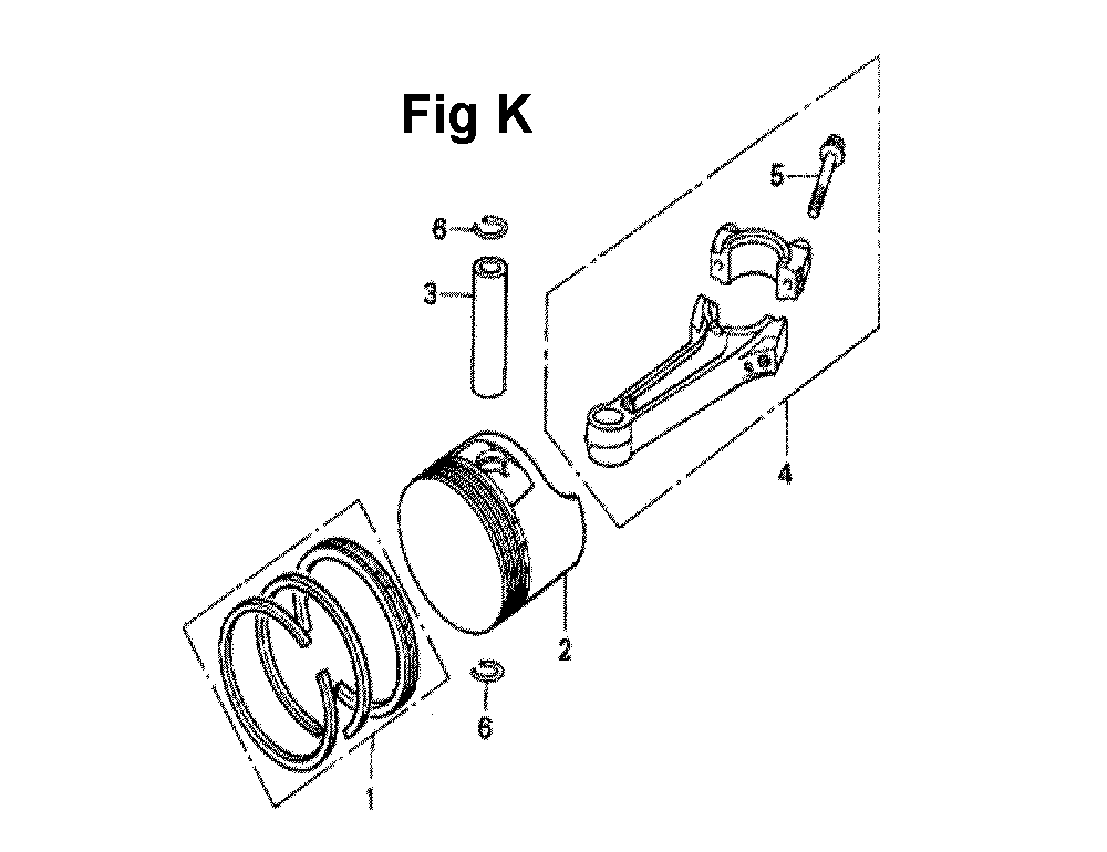 Fig-9 Diagram and Parts List for Type A1KY Honda Engine
