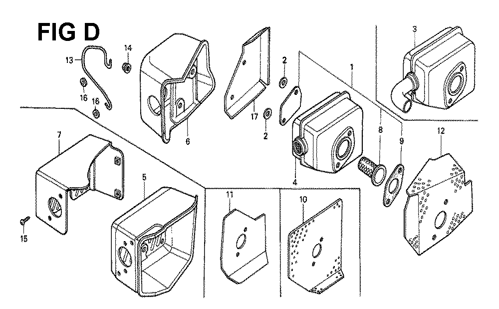 Fig-8 Diagram and Parts List for Type A1 Honda Engine
