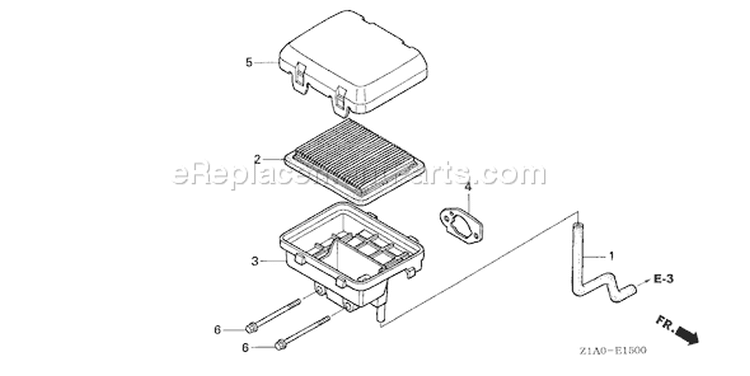 Page A Diagram and Parts List for Type QHA2 - VIN# GCAAA-1000001-7999999 Honda Engine