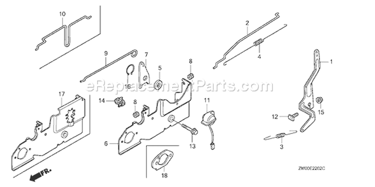 Page D Diagram and Parts List for Type A3A - VIN# GJAEA-1000001-6699999 Honda