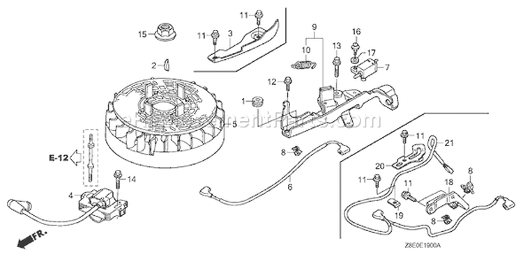 Page I Diagram and Parts List for Type S3A - VIN# GJACA-1035731 Honda