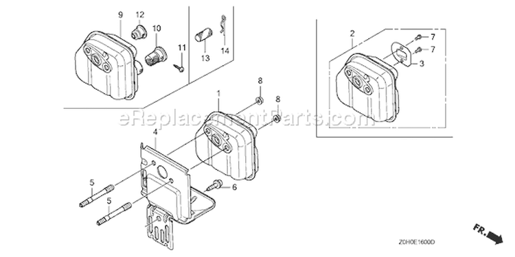 Page J Diagram and Parts List for Type SAT - VIN# GCAAM-1000001-1199999 Honda