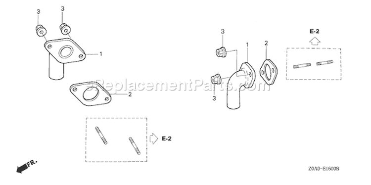 Page G Diagram and Parts List for Type QEA - VIN# GJAJM-1000001-1049999 Honda Engine