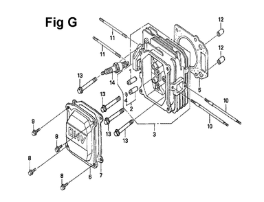 Fig-8 Diagram and Parts List for Type N4 Honda Engine