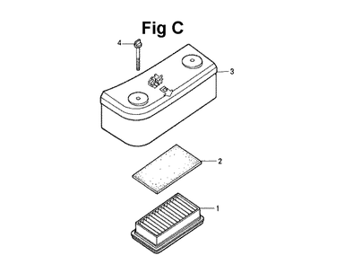 Fig-12 Diagram and Parts List for Type A1KY Honda Engine