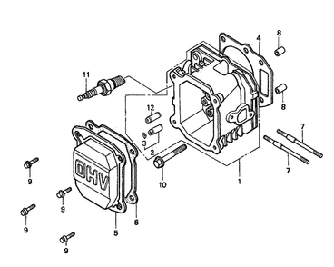 Fig-0 Diagram and Parts List for Type A1 Honda Engine