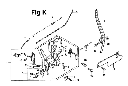 Fig-9 Diagram and Parts List for Type A1 Honda Engine