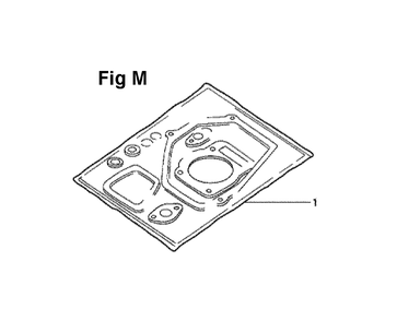 Fig-7 Diagram and Parts List for Type A1KS Honda Engine