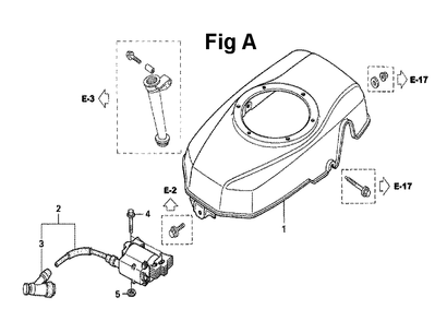 Fig-11 Diagram and Parts List for Type N4 Honda Engine