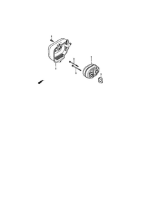 Part Location Diagram of 18321-ZL8-000 Honda Protector- Muffler