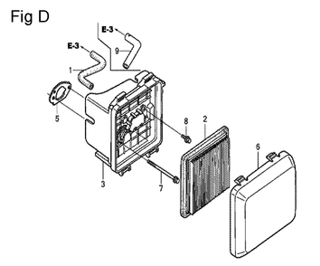 Fig-4 Diagram and Parts List for Type N7A1 Honda Engine