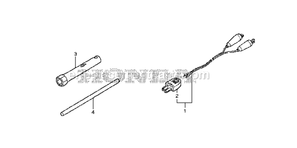 Accessories Diagram and Parts List for AC Honda Generator