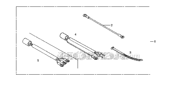 Filter Kit Diagram and Parts List for AC Honda Generator