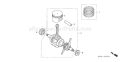 Page E Diagram and Parts List for Type SAT - VIN# GCAAM-1000001-1199999 Honda