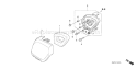 Page A Diagram and Parts List for Type SATA - VIN# GCACM-1100001-9999999 Honda