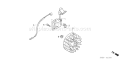 Page G Diagram and Parts List for Type SATA - VIN# GCACM-1100001-9999999 Honda