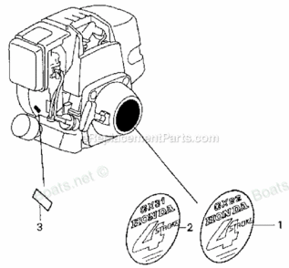 Labels 1 Diagram and Parts List for LNA Honda Trimmer