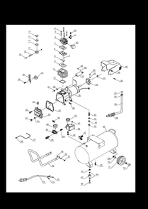 Section 1 Diagram and Parts List for  Husky Compressor