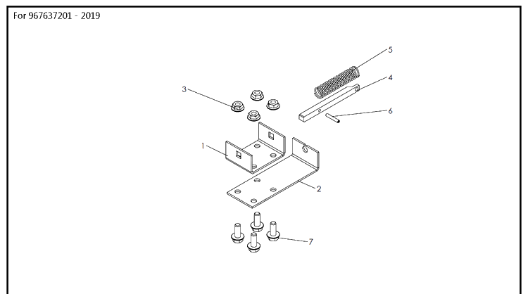 Attachments 2 Diagram and Parts List for DBS51  Husqvarna Lawn Mower