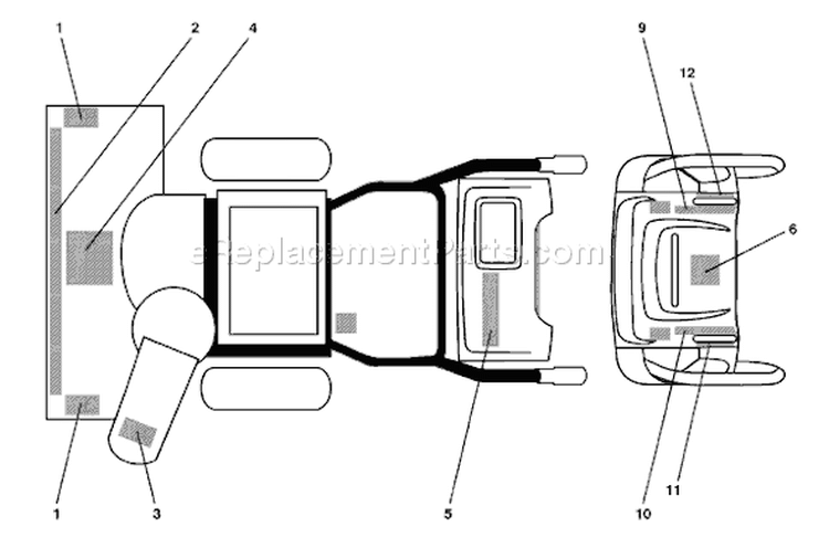 Page L Diagram and Parts List for SB LS 96193002900 -2008-08 Husqvarna Snow Blower