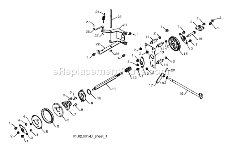 Page Q Diagram and Parts List for SB LS 96193002900 -2008-08 Husqvarna Snow Blower